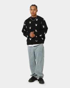 Playboy By CK Bunny Knit Sweater Black sold by Culture Kings
