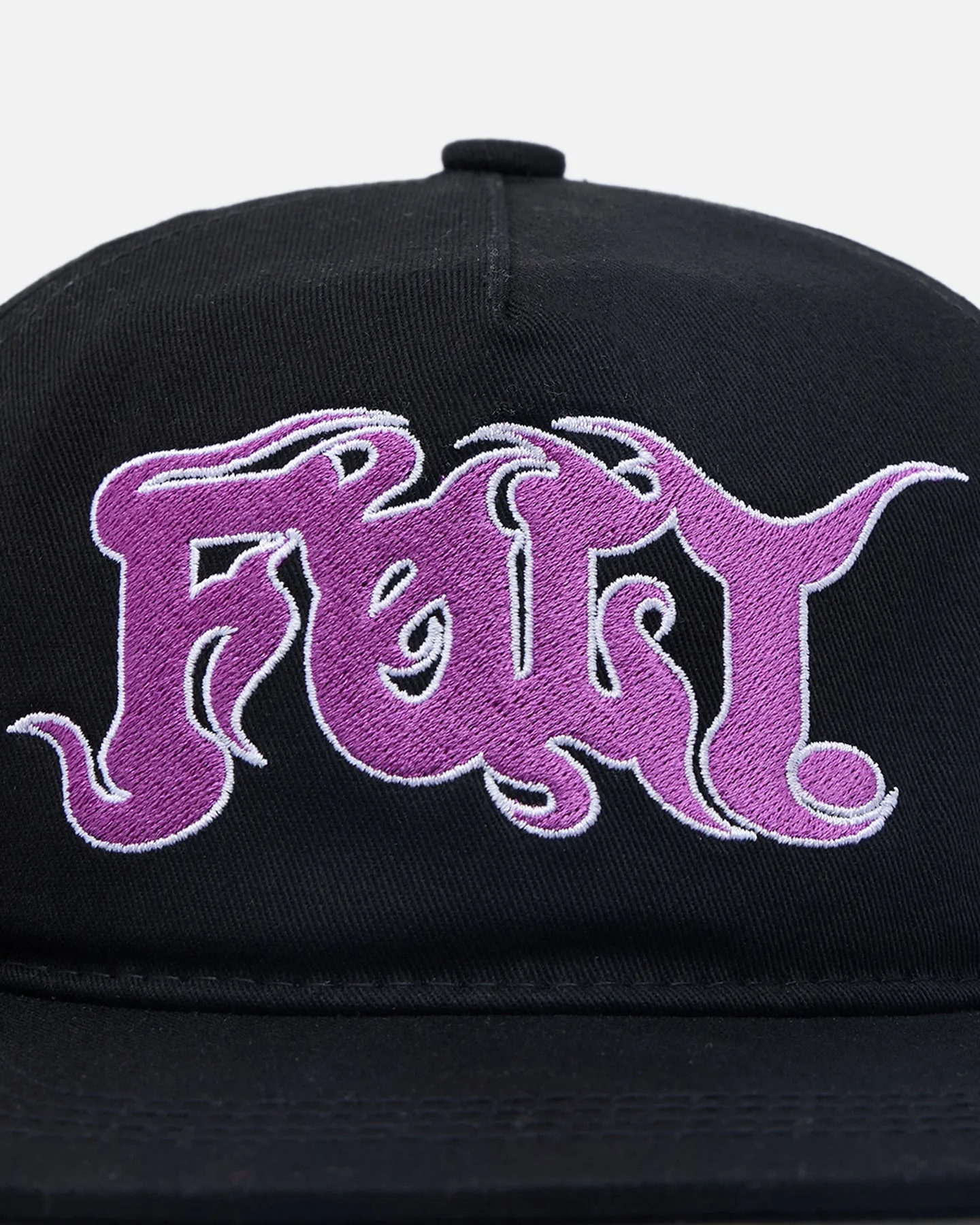 Felt Circle Pit 6 Panel Snapback Hat Black sold by Culture Kings product image thumbnail 5