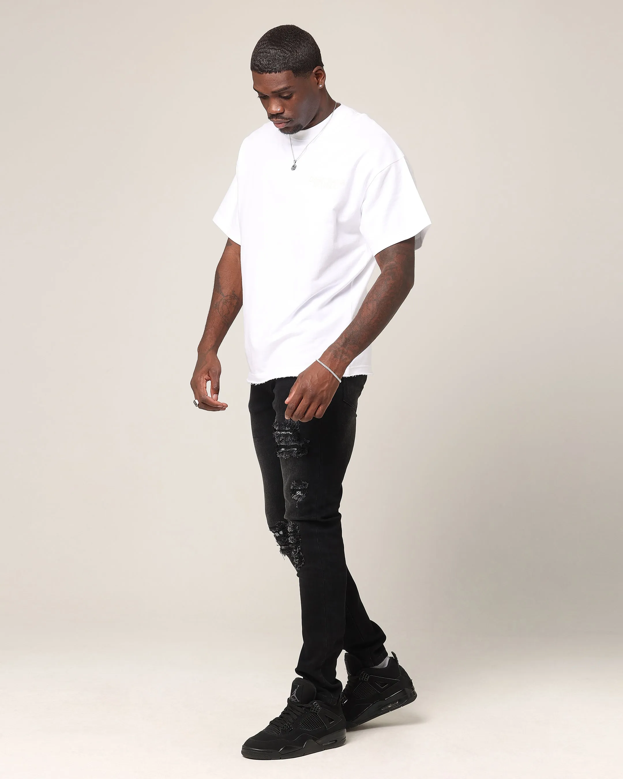 Saint Morta Dark Days Praetor T-Shirt White/White sold by Culture Kings product image thumbnail 4