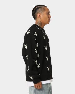Playboy By CK Bunny Knit Sweater Black sold by Culture Kings
