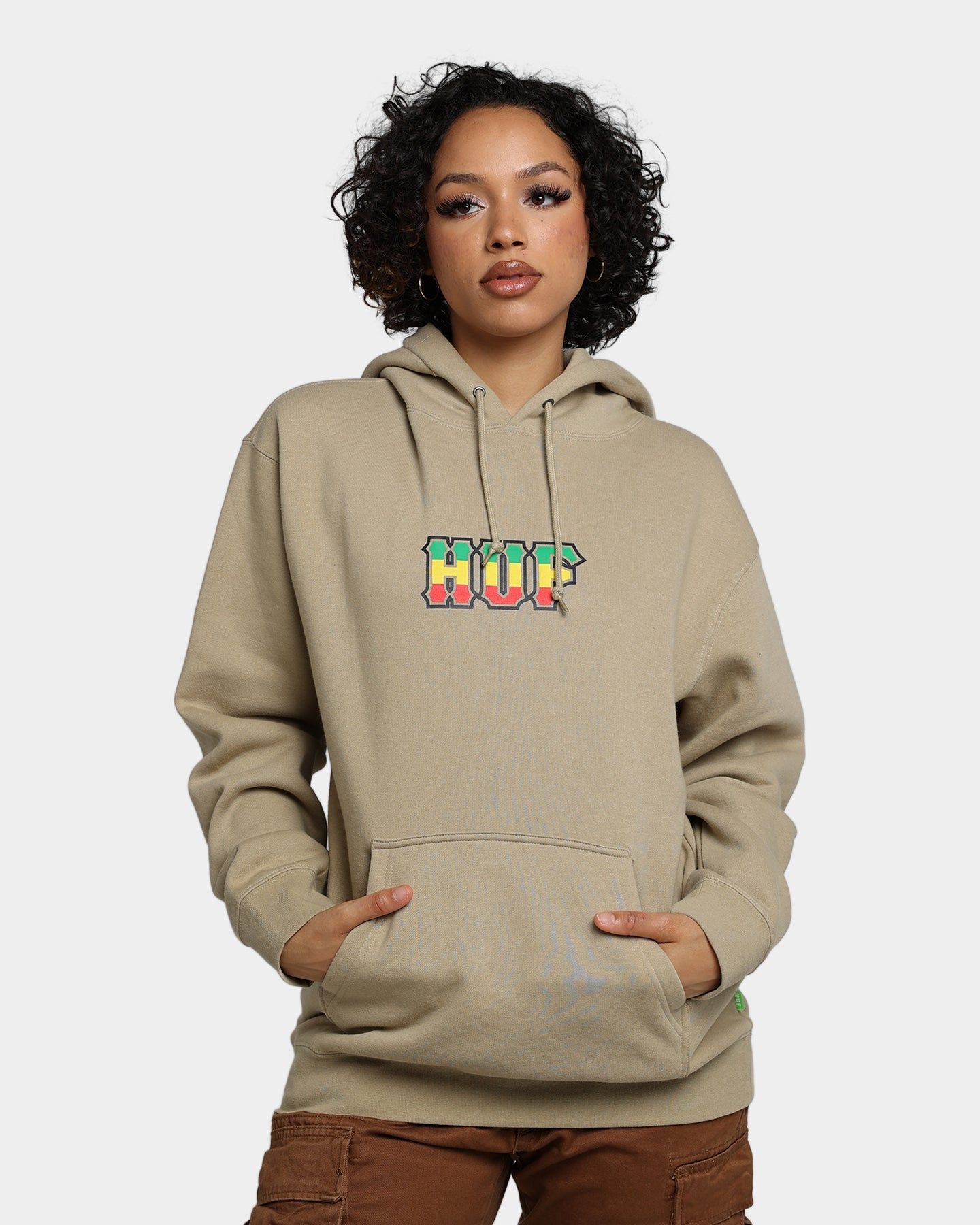 HUF Righteous Pullover Hoodie Tan sold by Culture Kings