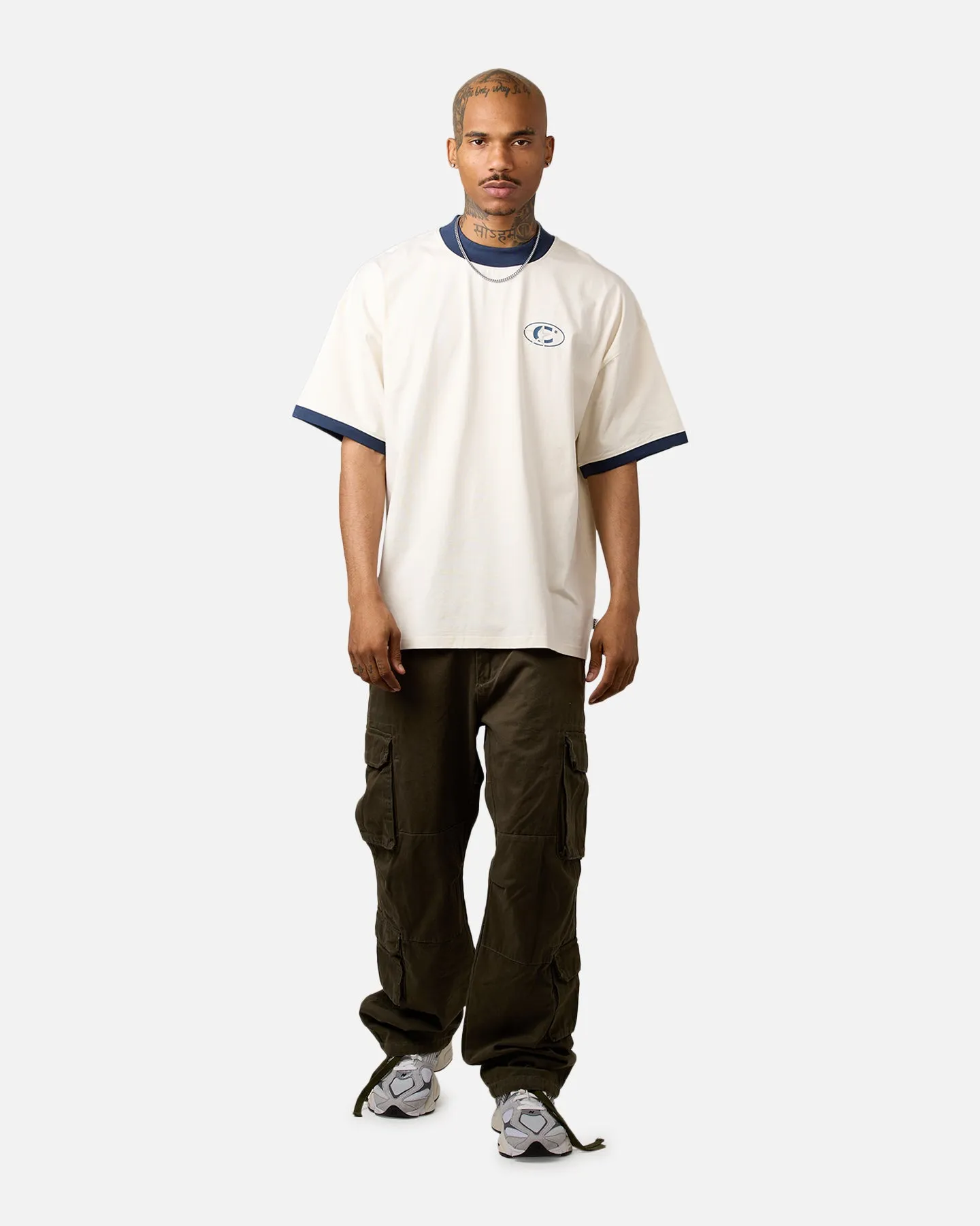 Carre C-Superstar Oversized Ringer T-Shirt Off White/Navy sold by Culture Kings product image thumbnail 3