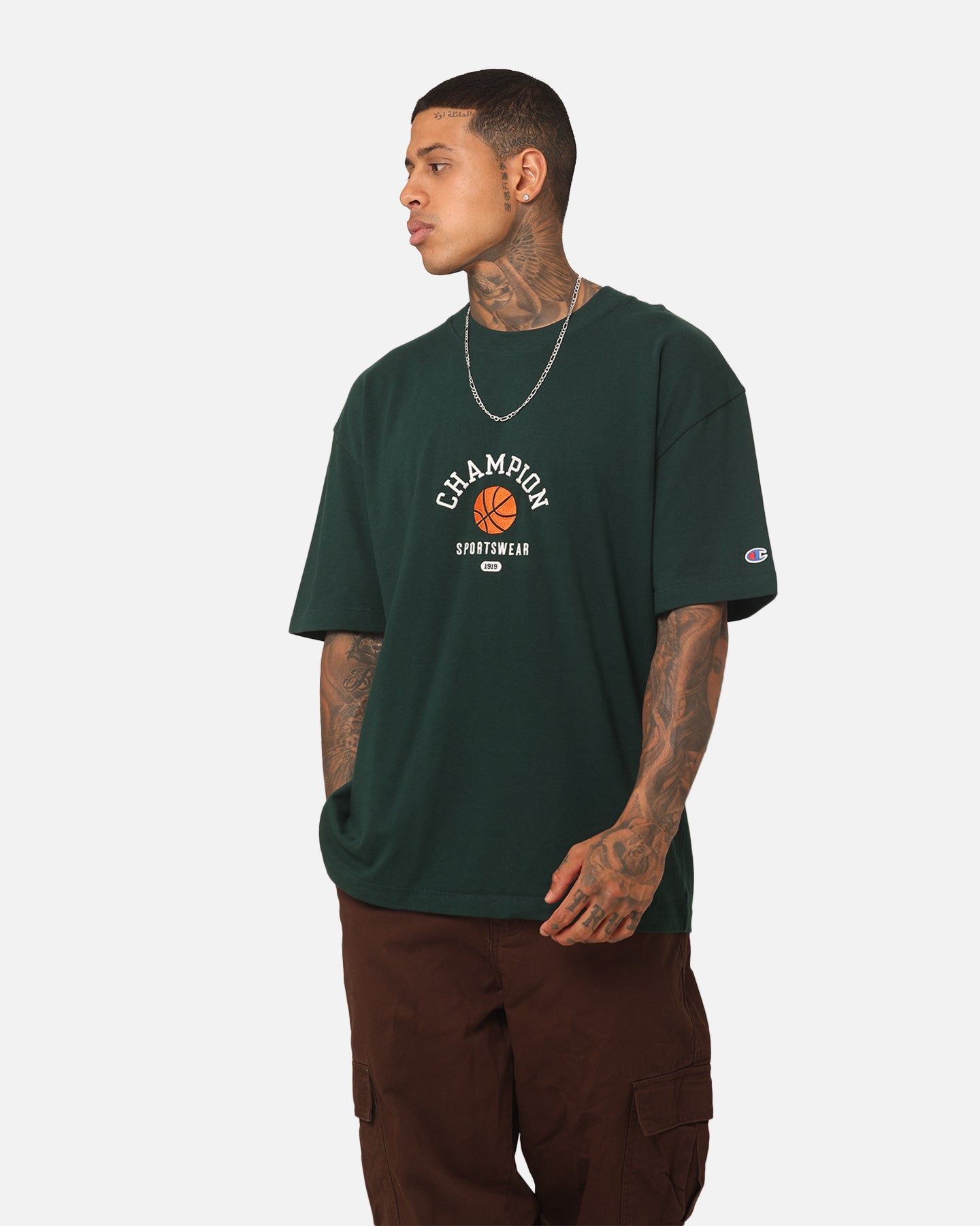 Champion Heritage Collegiate Clubhouse T-Shirt Mid Field sold by Culture Kings