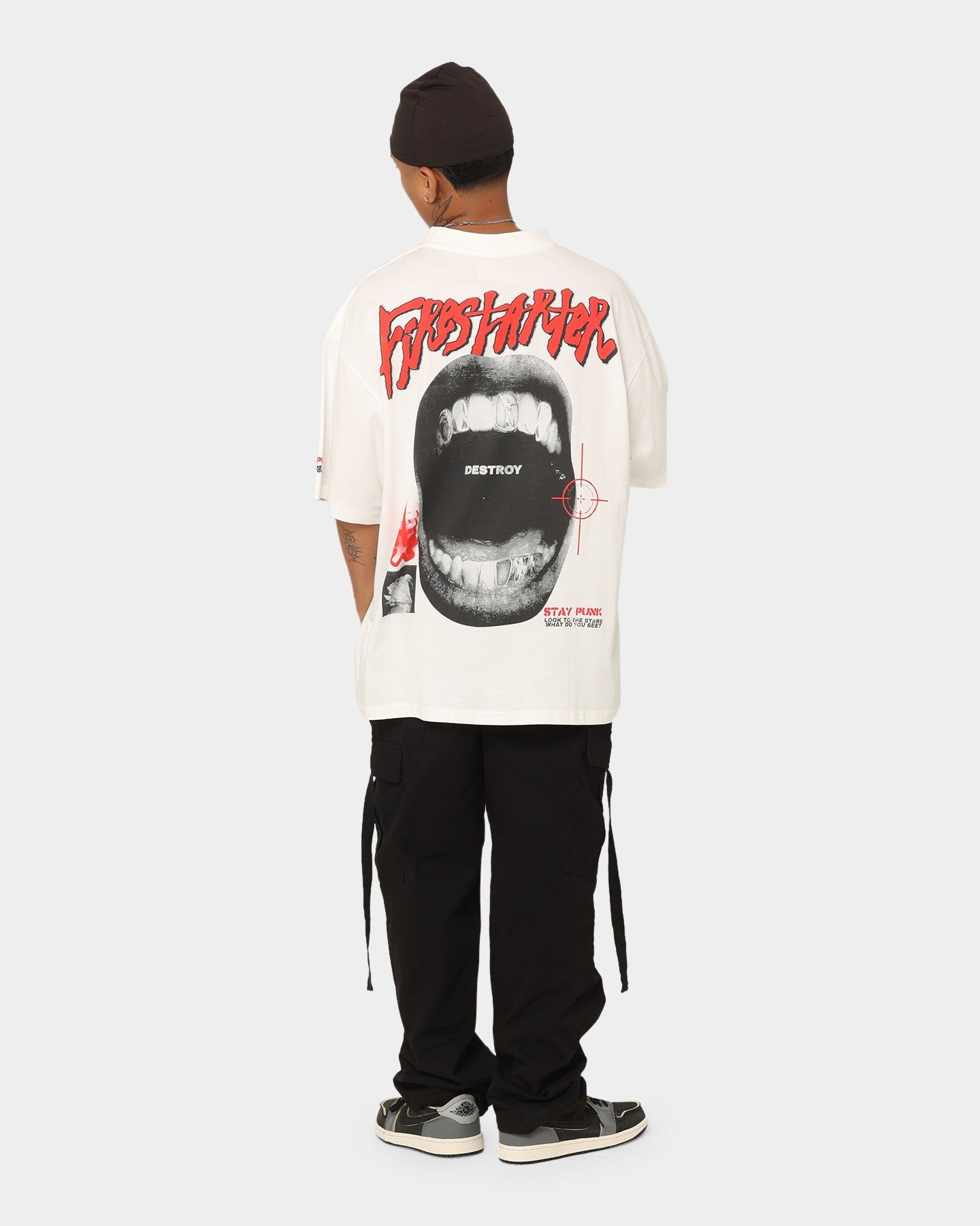 Loiter Firestarter Vintage T-Shirt Off White sold by Culture Kings product image thumbnail 4