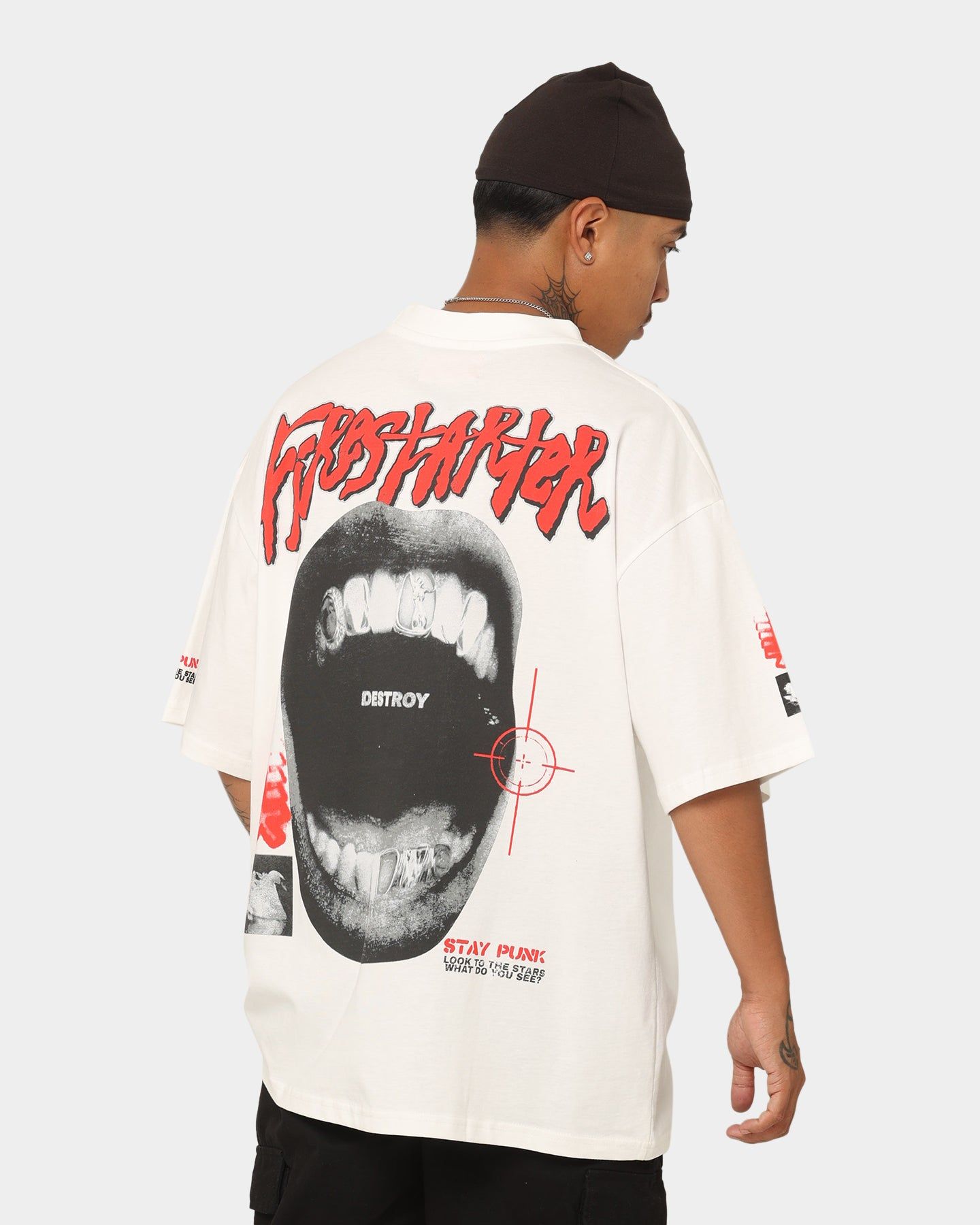 Loiter Firestarter Vintage T-Shirt Off White sold by Culture Kings product image thumbnail 2