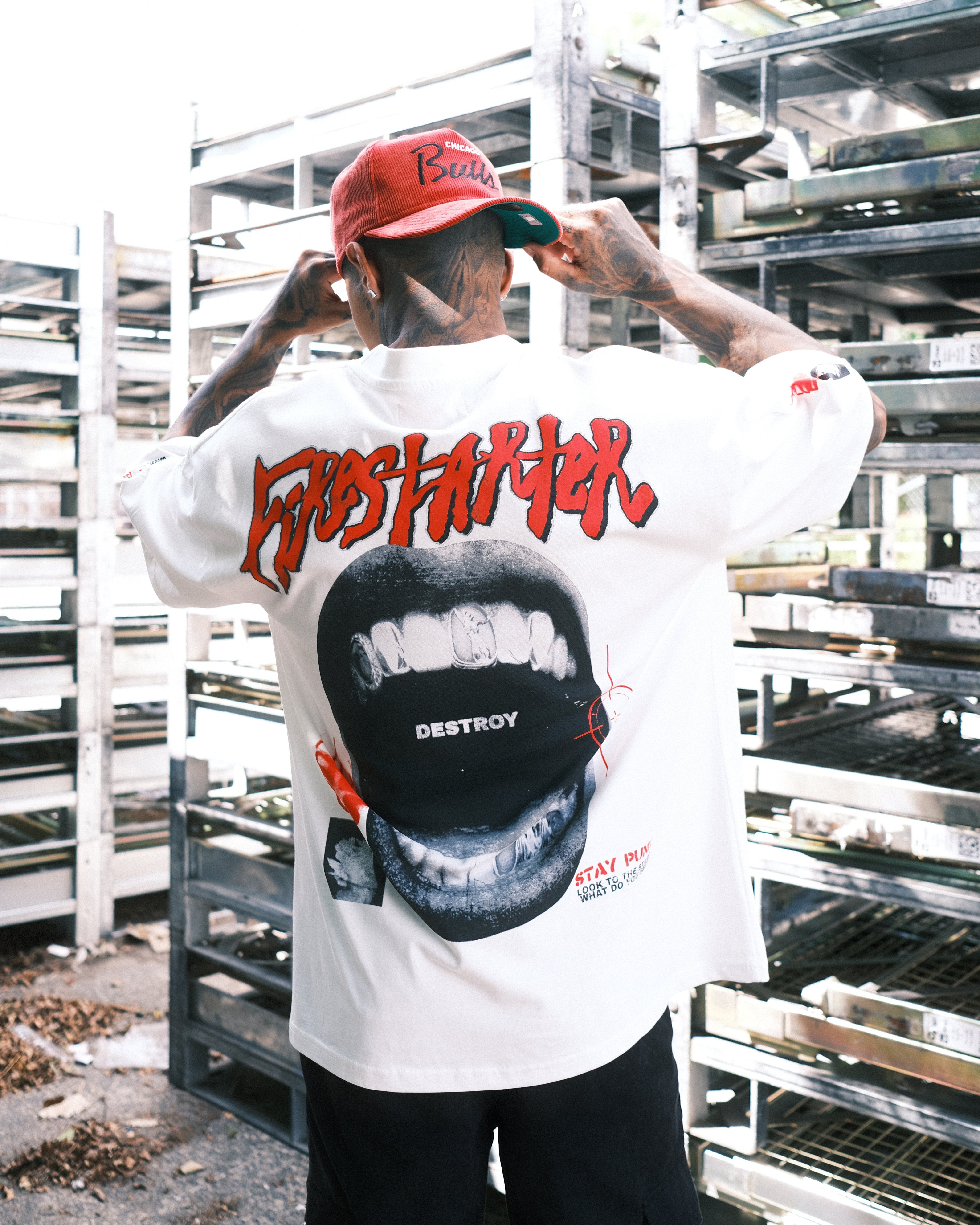 Loiter Firestarter Vintage T-Shirt Off White sold by Culture Kings