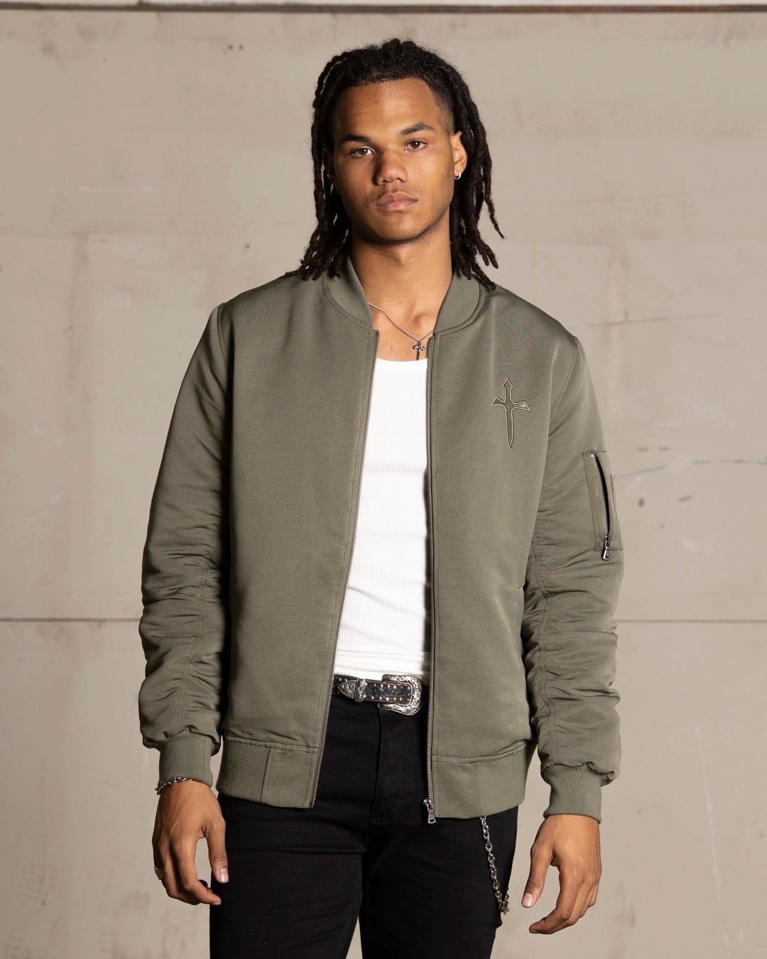 Saint Morta Flight Jacket Khaki Green sold by Culture Kings