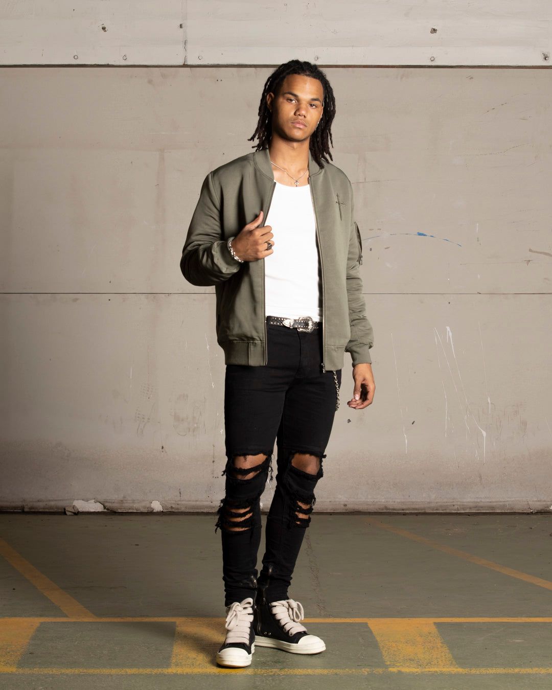 Saint Morta Flight Jacket Khaki Green sold by Culture Kings product image thumbnail 3