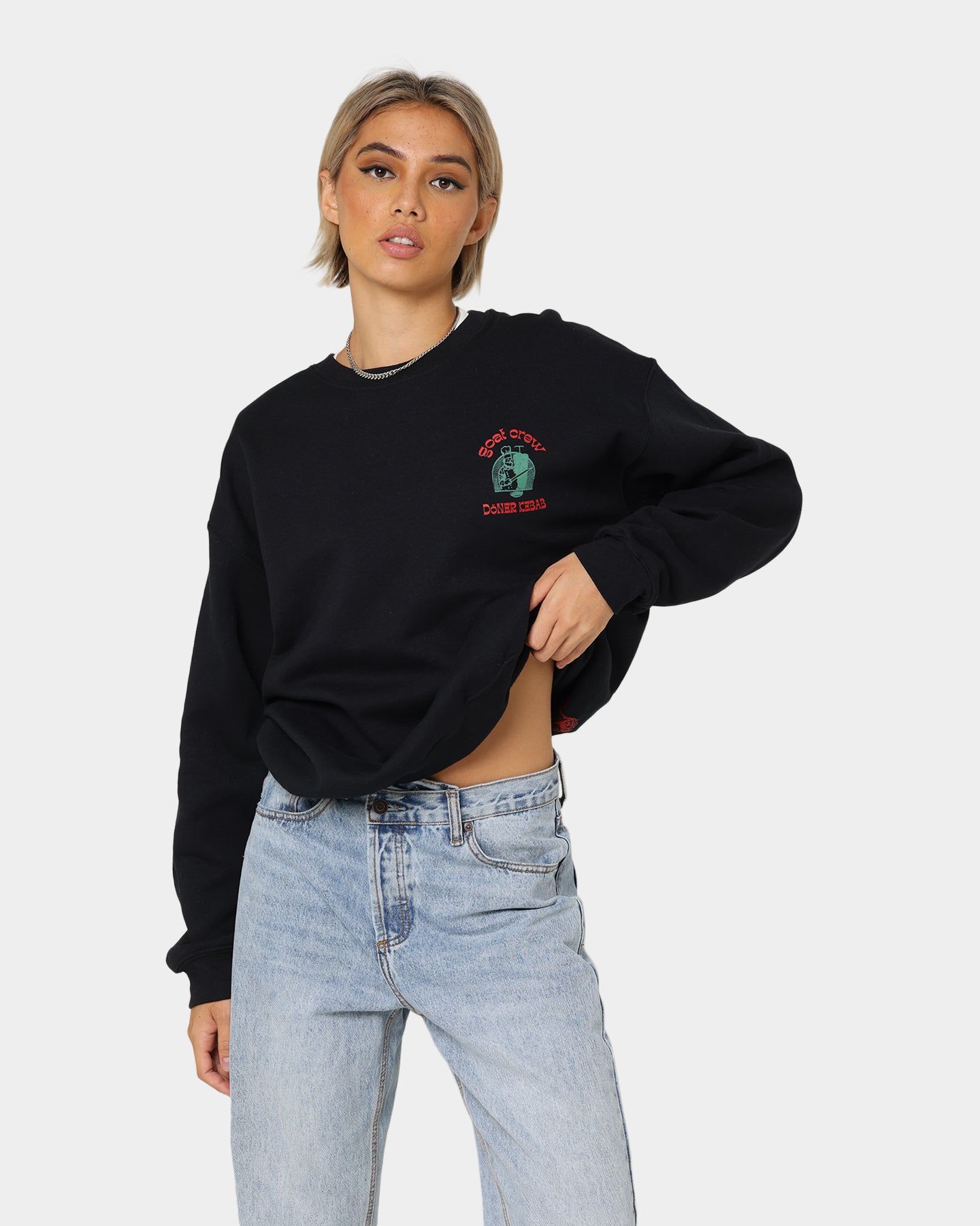 Goat Crew Döner Crewneck Black sold by Culture Kings product image thumbnail 2