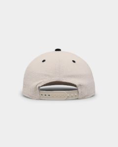 New Era Las Vegas Raiders 'Chrome Corduroy Throwback Script' Golfer Snapback Chrome White sold by Culture Kings