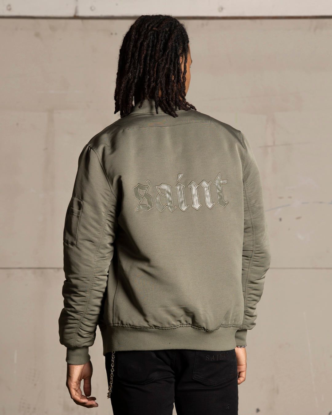Saint Morta Flight Jacket Khaki Green sold by Culture Kings product image thumbnail 2
