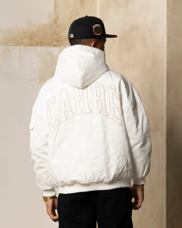 Carre Arch Work Bomber Jacket Off White sold by Culture Kings