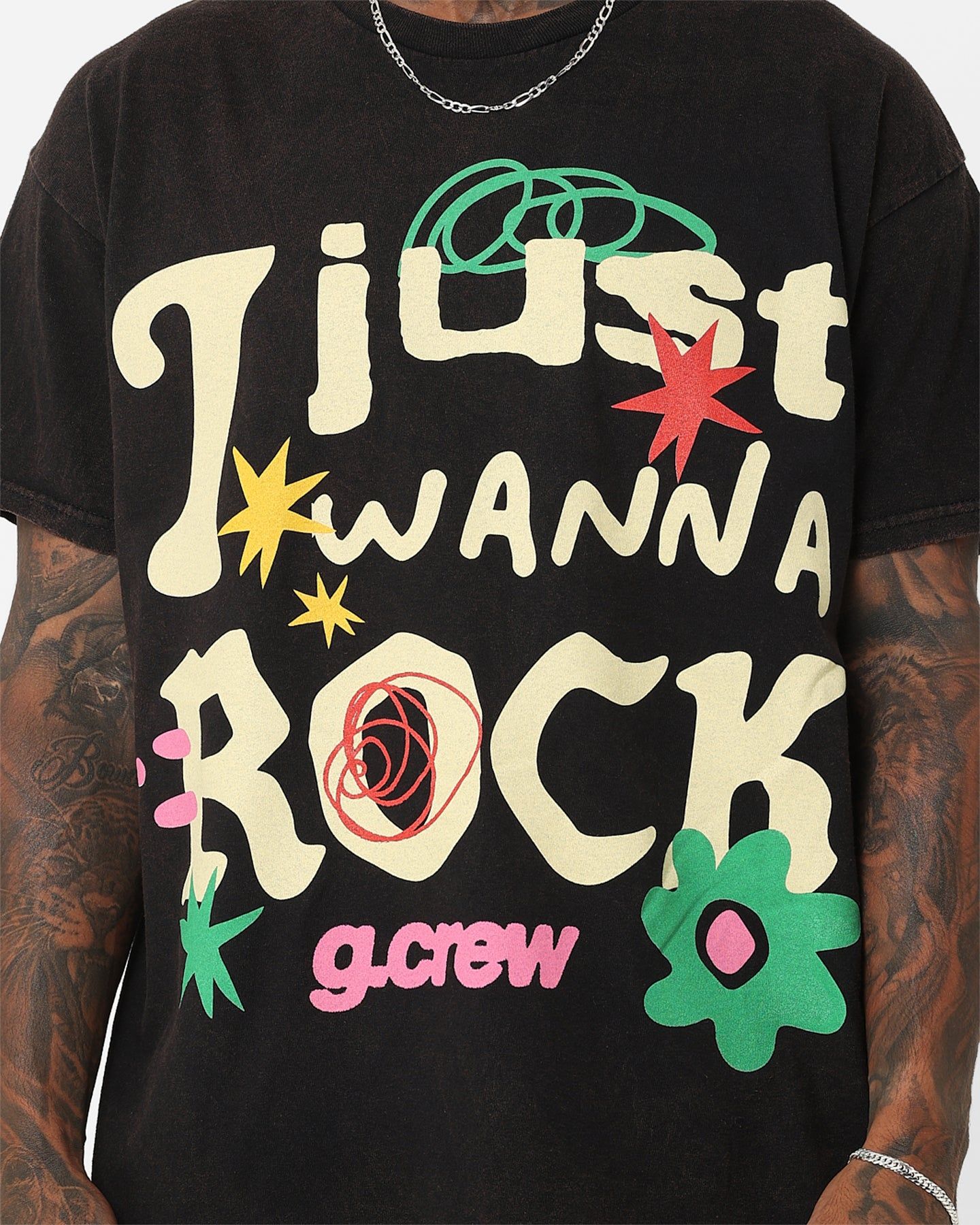 Goat Crew G. Crew Rock T-Shirt Black Wash sold by Culture Kings product image thumbnail 3