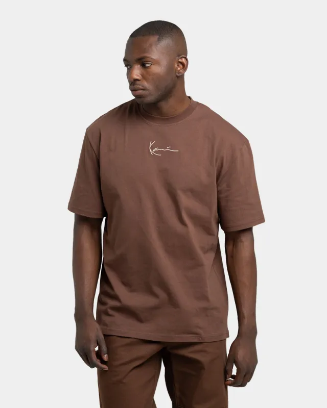 Karl Kani Men's Small Signature T-Shirt Brown sold by Culture Kings