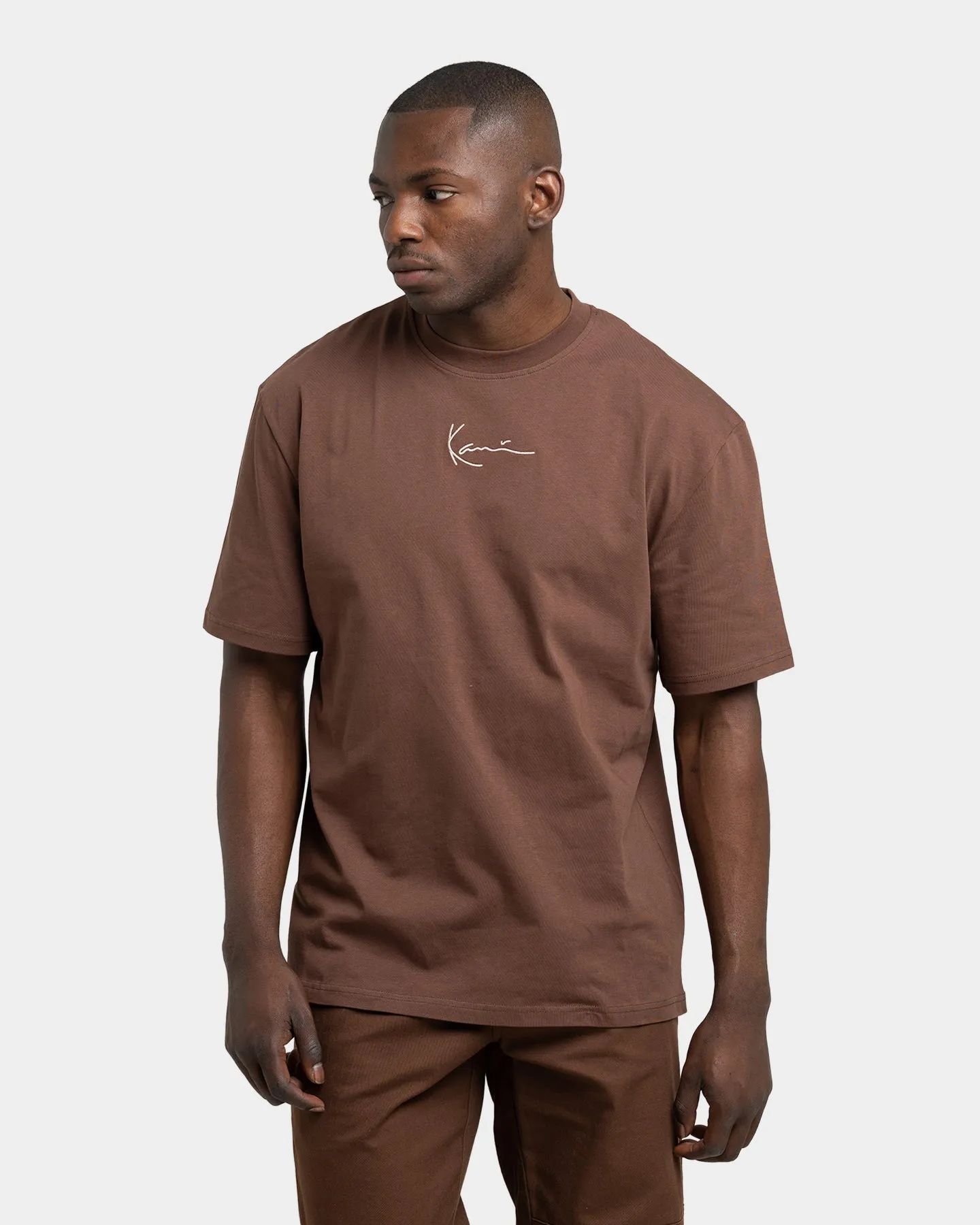 Karl Kani Men's Small Signature T-Shirt Brown sold by Culture Kings