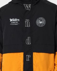 WNDRR Trackside Spray Jacket Black/Orange sold by Culture Kings