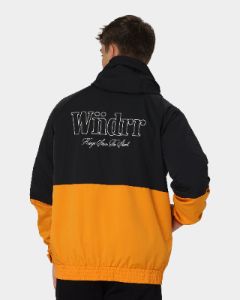 WNDRR Trackside Spray Jacket Black/Orange sold by Culture Kings