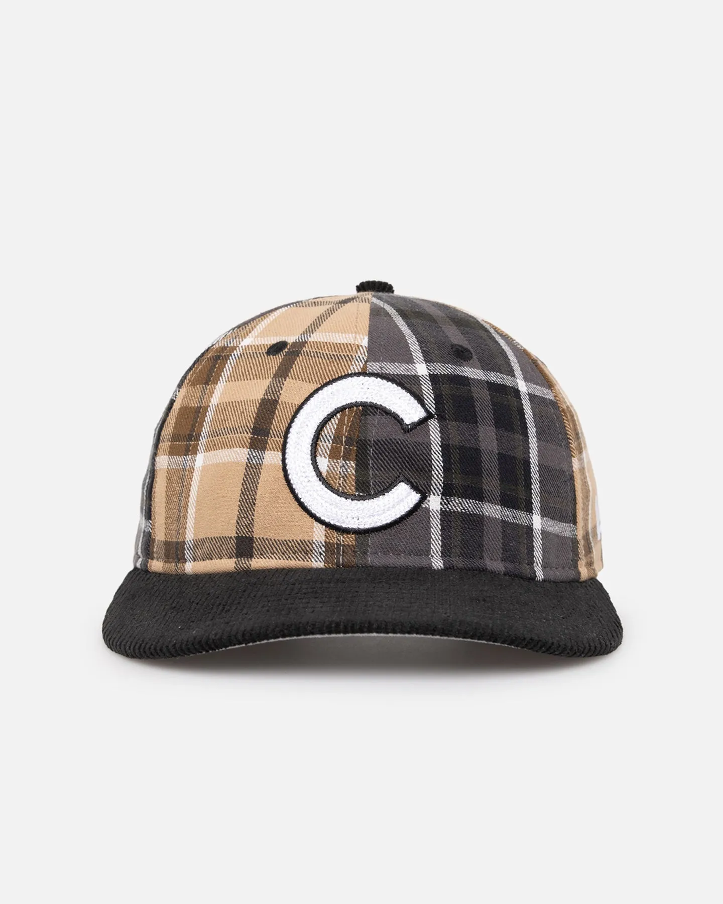 New Era Chicago Cubs 'Multi Panel Plaid' 9FIFTY High Crown Strapback Plaid sold by Culture Kings