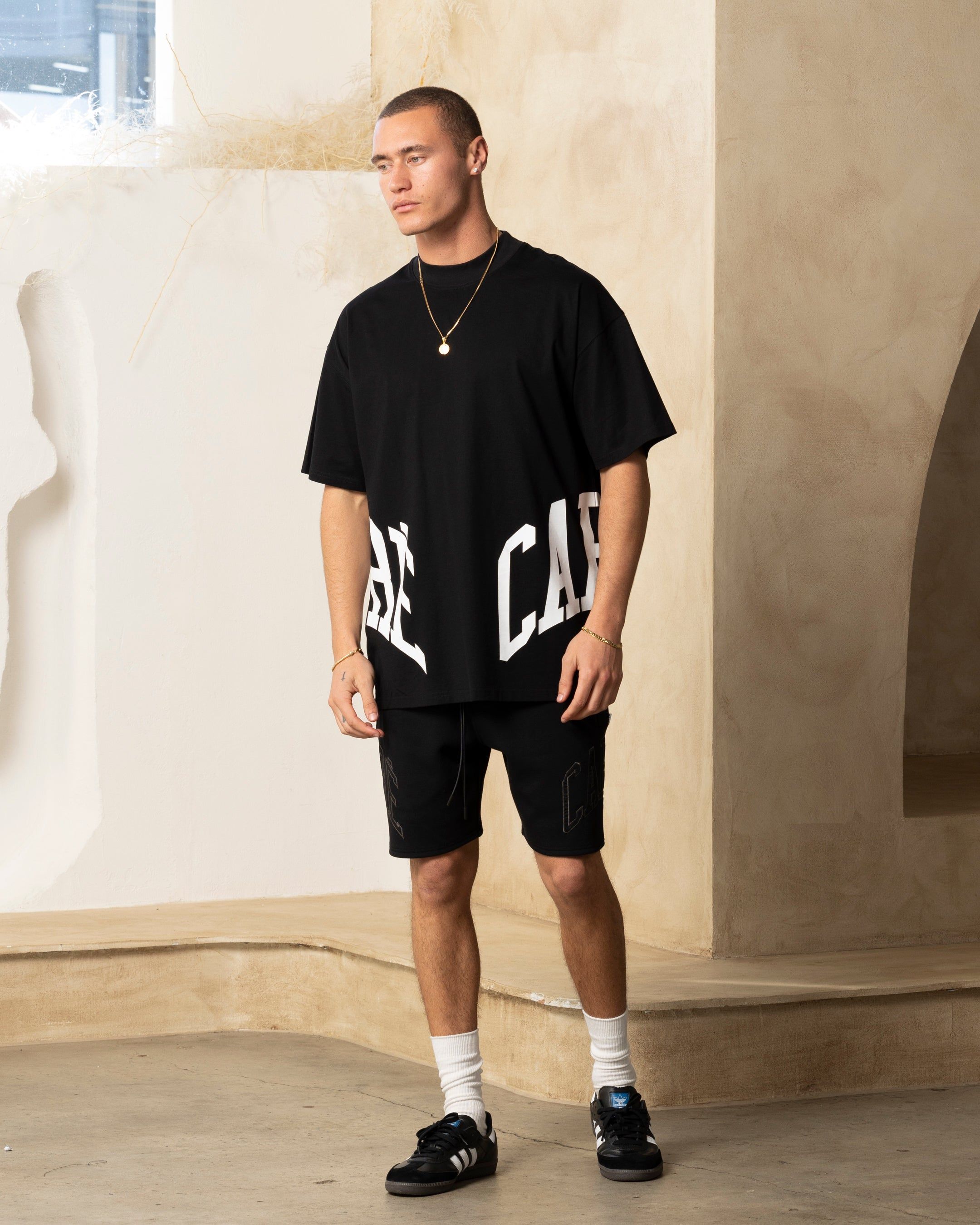 Carre Double Arch Oversized T-Shirt Black sold by Culture Kings product image thumbnail 2