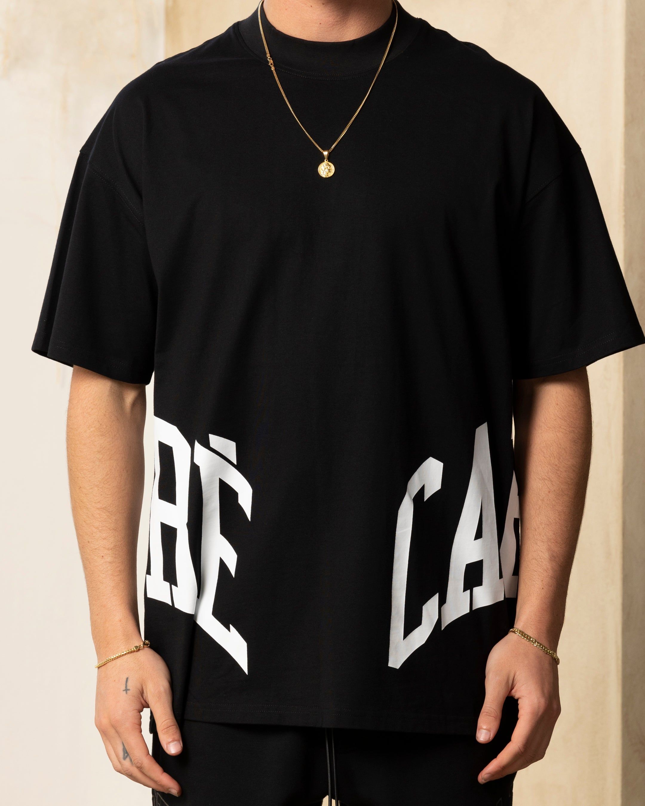 Carre Double Arch Oversized T-Shirt Black sold by Culture Kings product image thumbnail 3