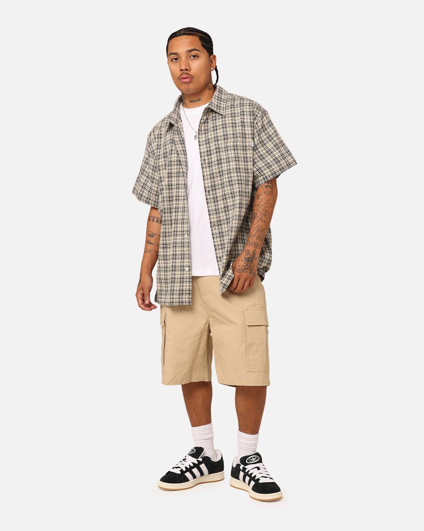 X-Large Kick Check Short Sleeve Shirt Black sold by Culture Kings product image thumbnail 2
