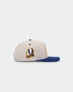 New Era Paramatta Eels 'NRL Retro Script Corduroy' Golfer Snapback Chrome White sold by Culture Kings