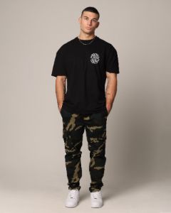 Saint Morta Tapered Cargo Pants Woodland Camo sold by Culture Kings