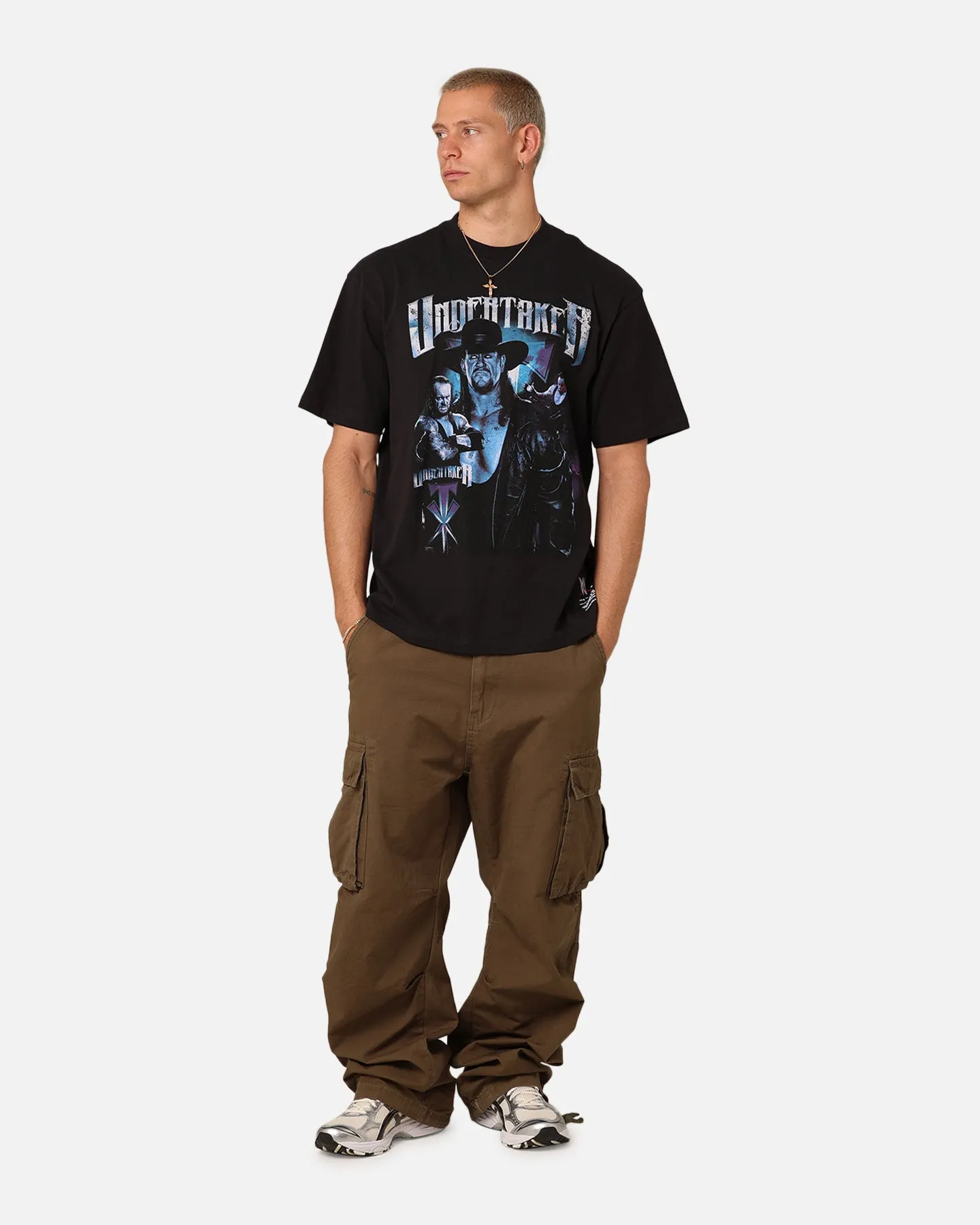 Mitchell & Ness X WWE The Undertaker T-Shirt Overdyed Black sold by Culture Kings product image thumbnail 2