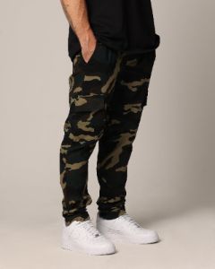 Saint Morta Tapered Cargo Pants Woodland Camo sold by Culture Kings