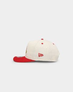 New Era Milwaukee Braves '1950s World Series Through The Decades' Golfer Snapback Chrome White sold by Culture Kings