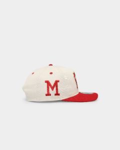 New Era Milwaukee Braves '1950s World Series Through The Decades' Golfer Snapback Chrome White sold by Culture Kings