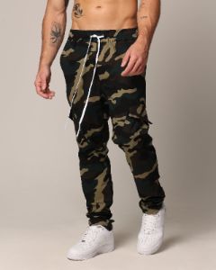 Saint Morta Tapered Cargo Pants Woodland Camo sold by Culture Kings