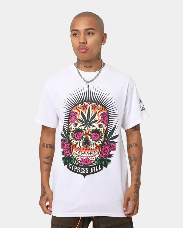 Crooks & Castles Cypress Hill Skull T-Shirt White sold by Culture Kings