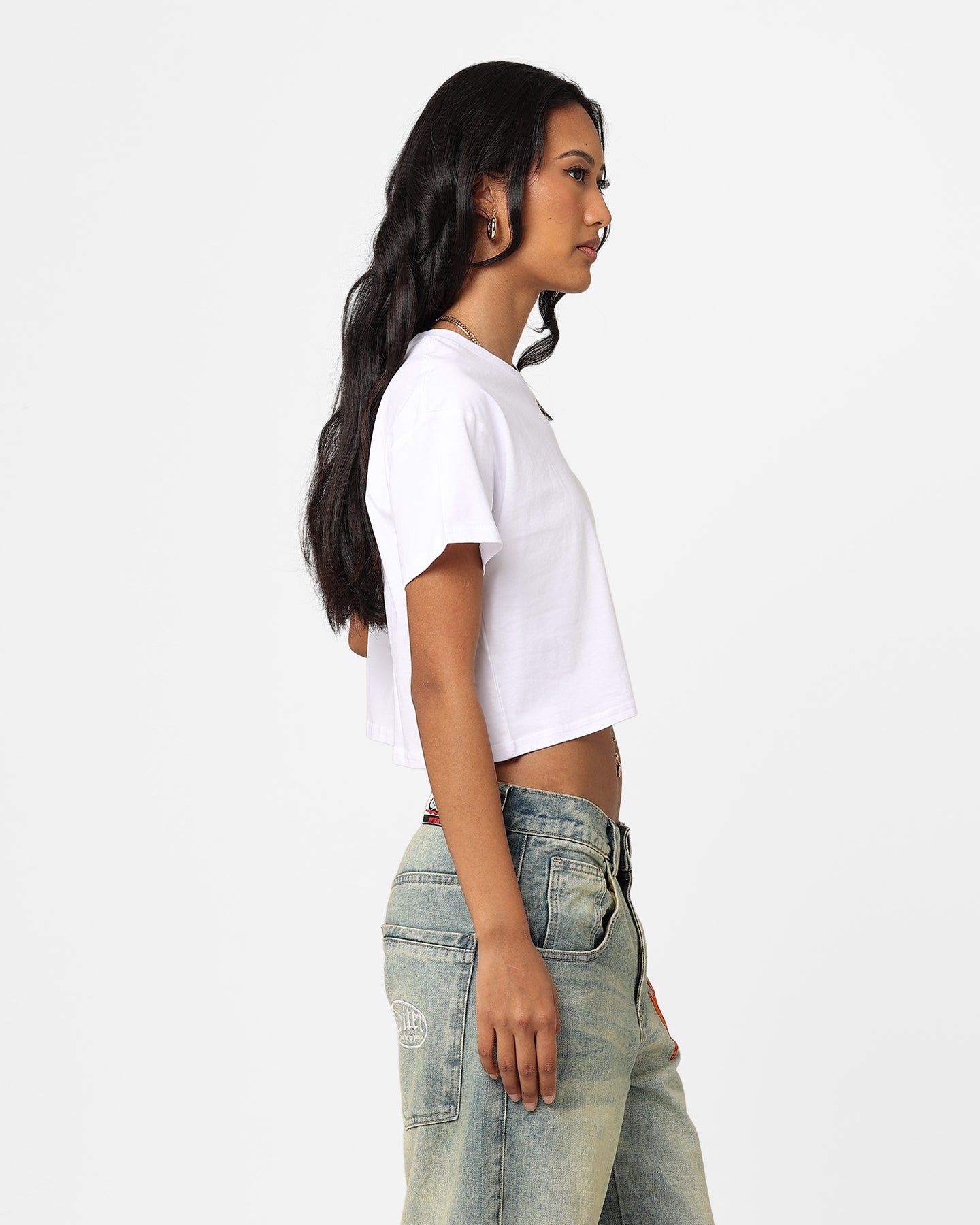 AS Colour Women's Crop T-Shirt White sold by Culture Kings product image thumbnail 5
