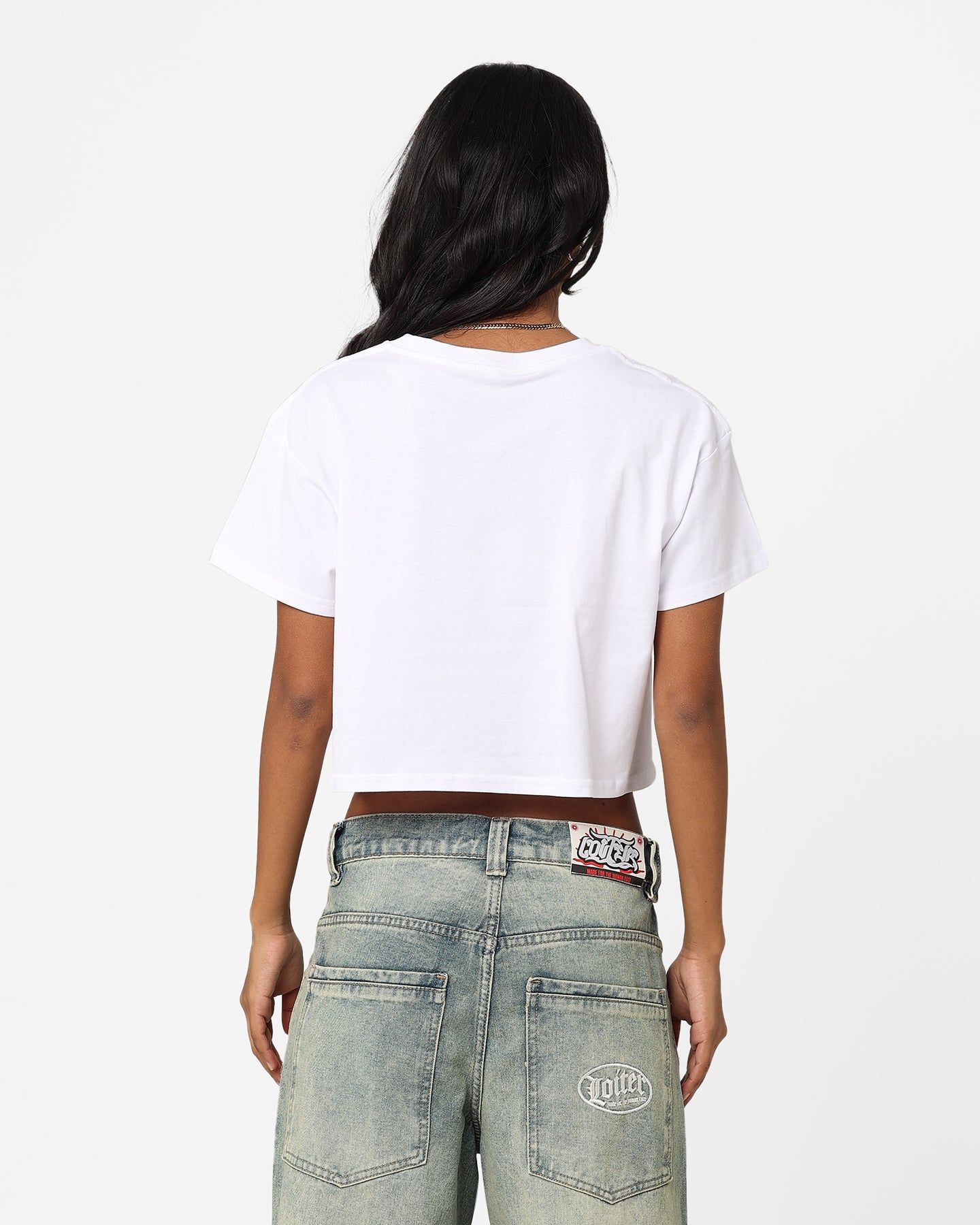 AS Colour Women's Crop T-Shirt White sold by Culture Kings product image thumbnail 4