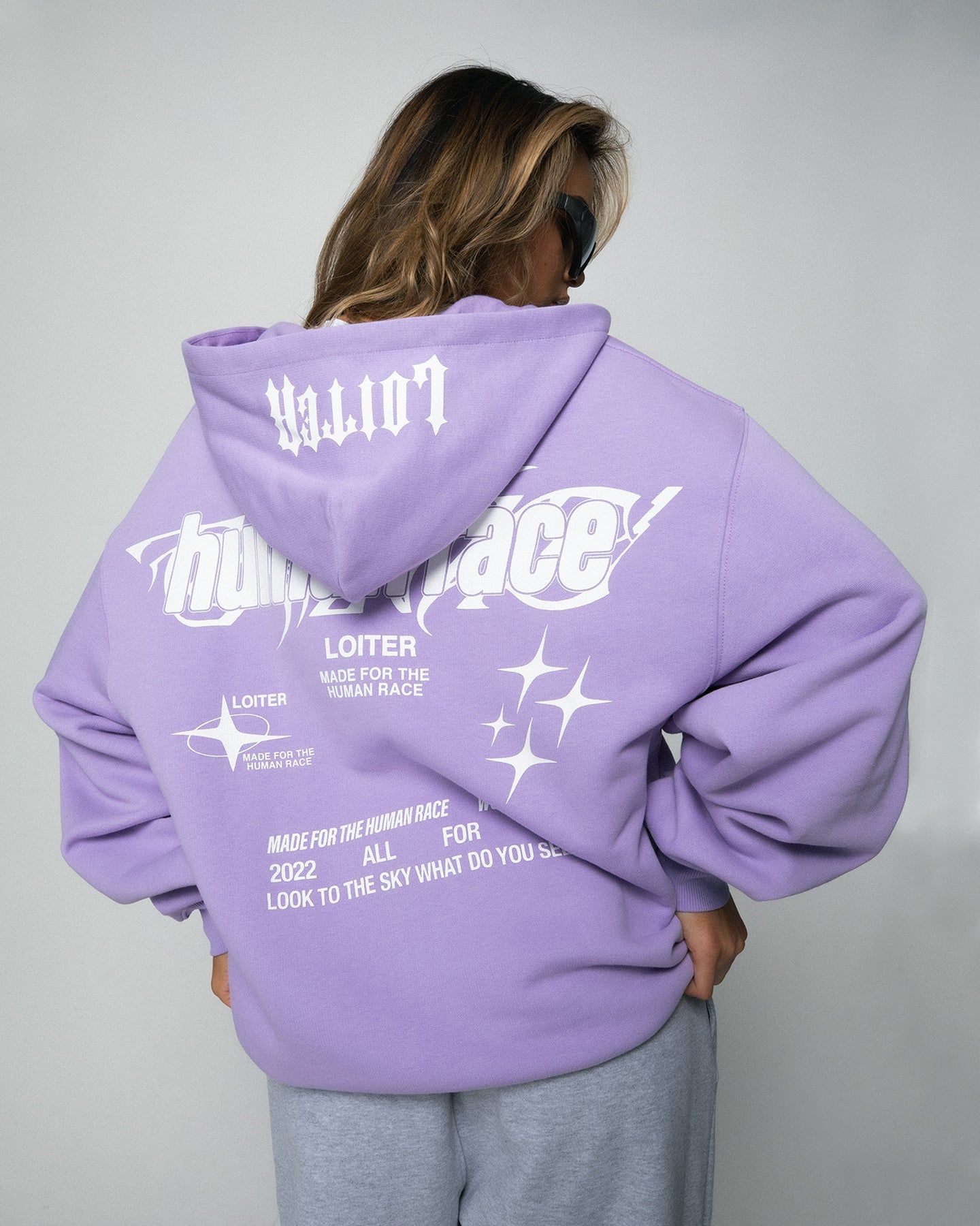 Loiter Rave Zip Hoodie Lilac sold by Culture Kings product image thumbnail 2