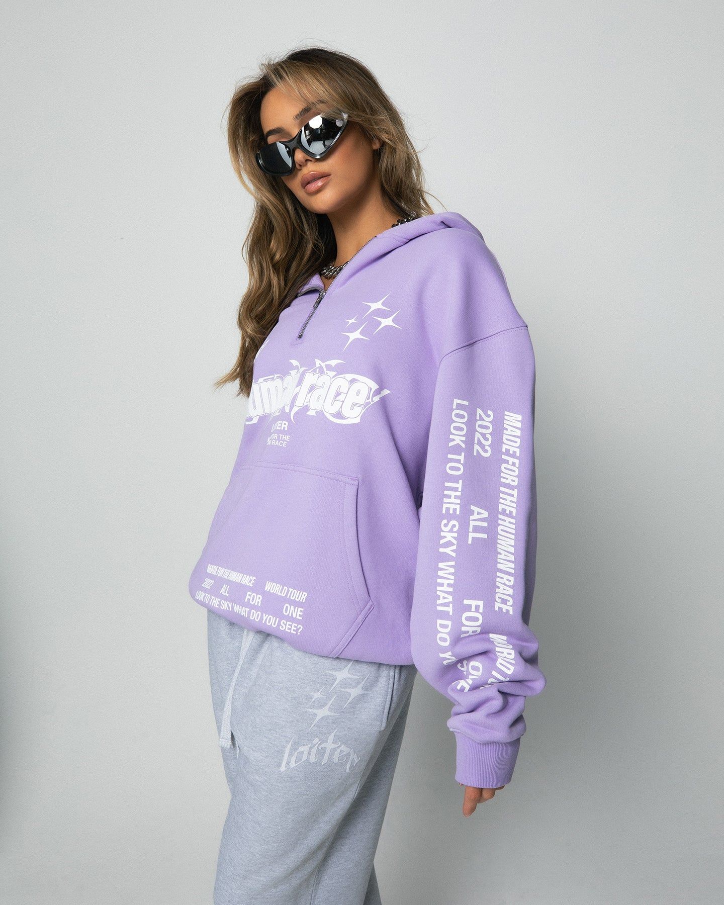 Loiter Rave Zip Hoodie Lilac sold by Culture Kings product image thumbnail 4