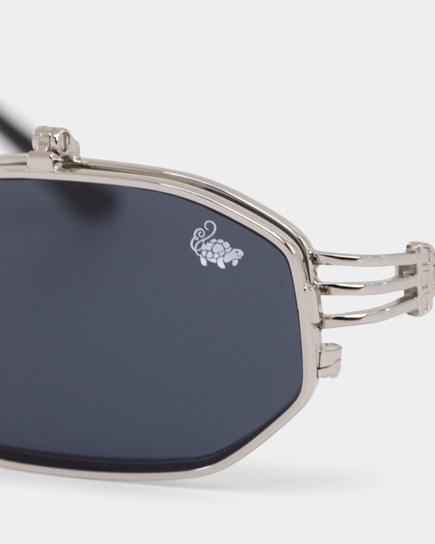 Belvoir & Co Ramar Flip Sunglasses Silver/Black sold by Culture Kings product image thumbnail 5