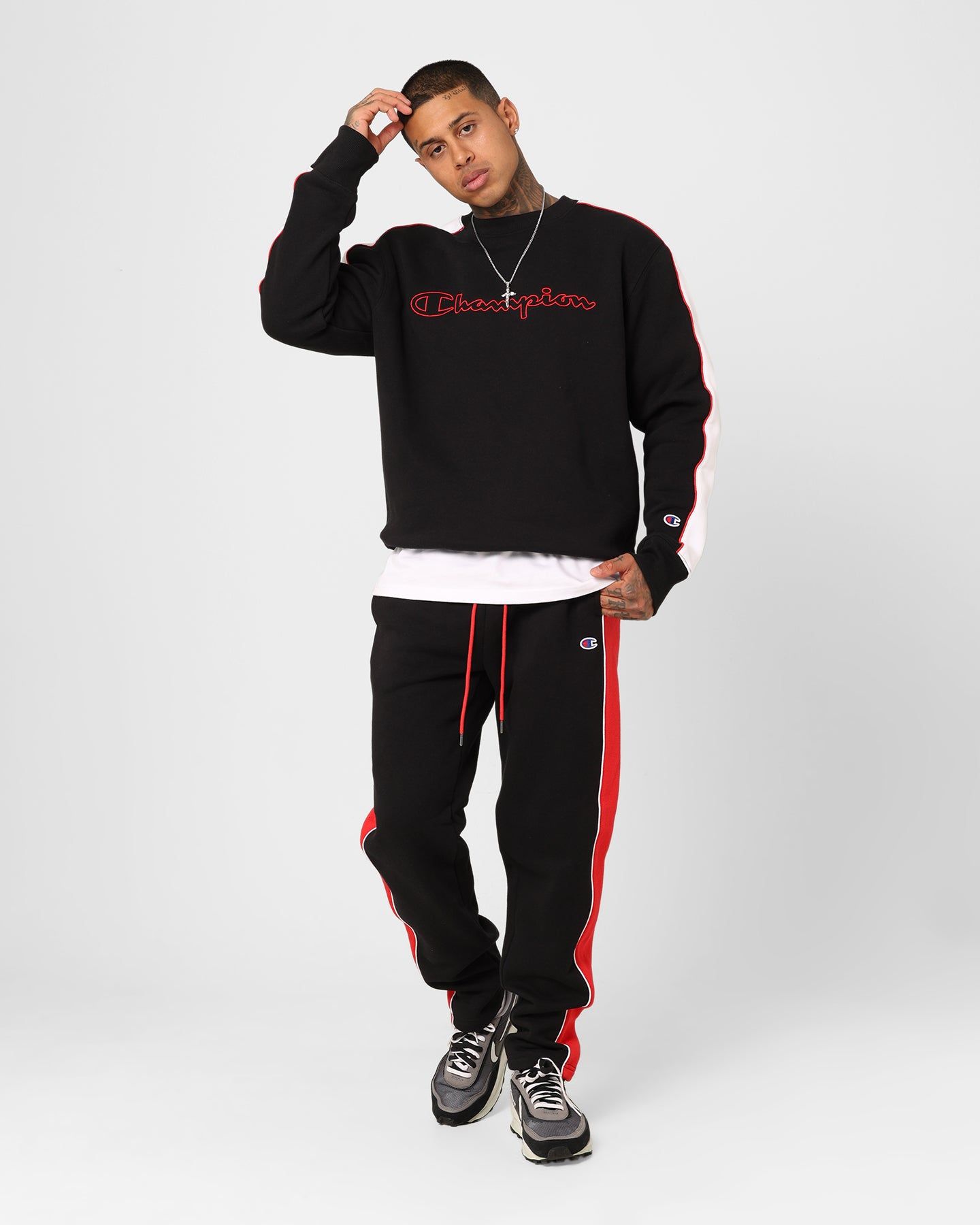 Champion Rochester City Pullover Black/Scarlet sold by Culture Kings product image thumbnail 2