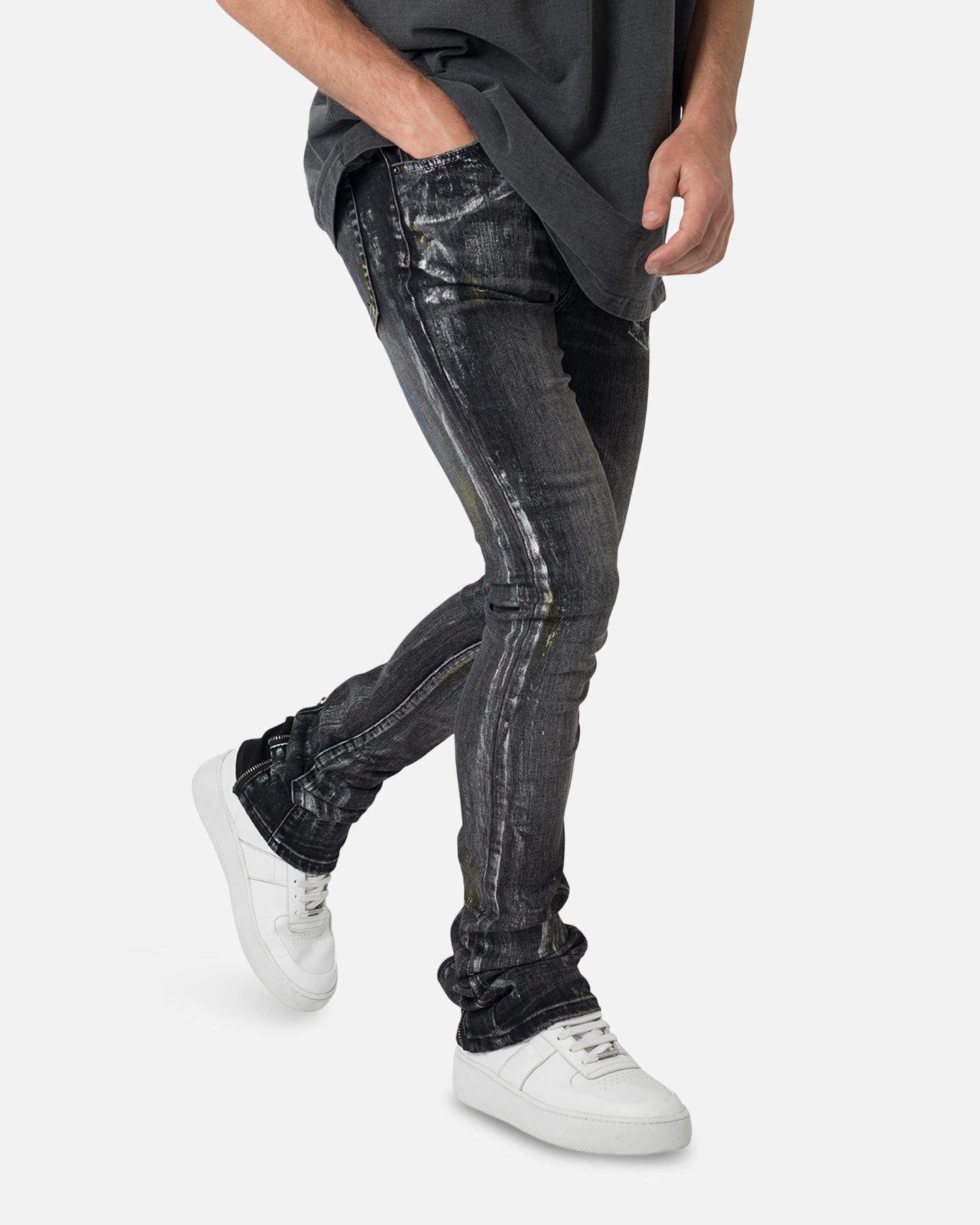MNML X509 Convertible Denim Pants Multi sold by Culture Kings product image thumbnail 5