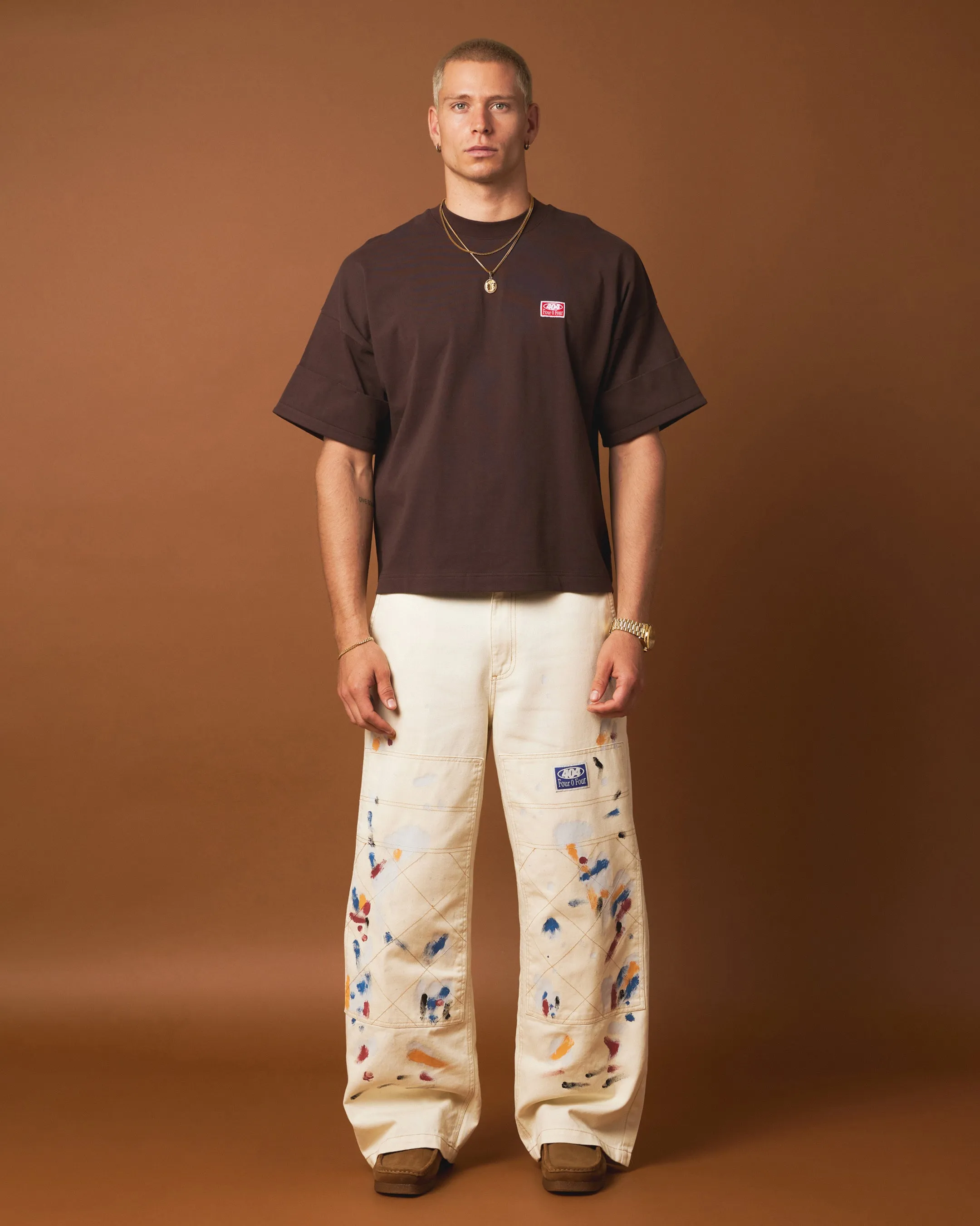 404 Workwear T-Shirt Brown sold by Culture Kings product image thumbnail 2