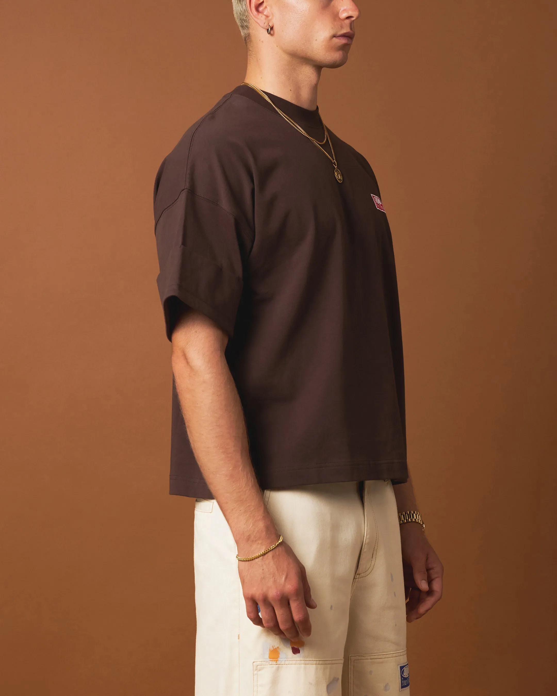 404 Workwear T-Shirt Brown sold by Culture Kings product image thumbnail 4