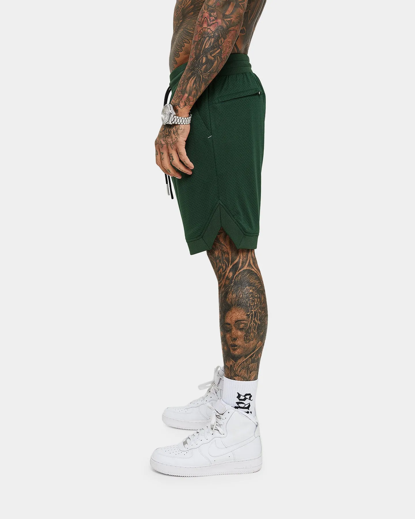 Saint Morta Day of the Dead Basketball Shorts Dark Green sold by Culture Kings product image thumbnail 5