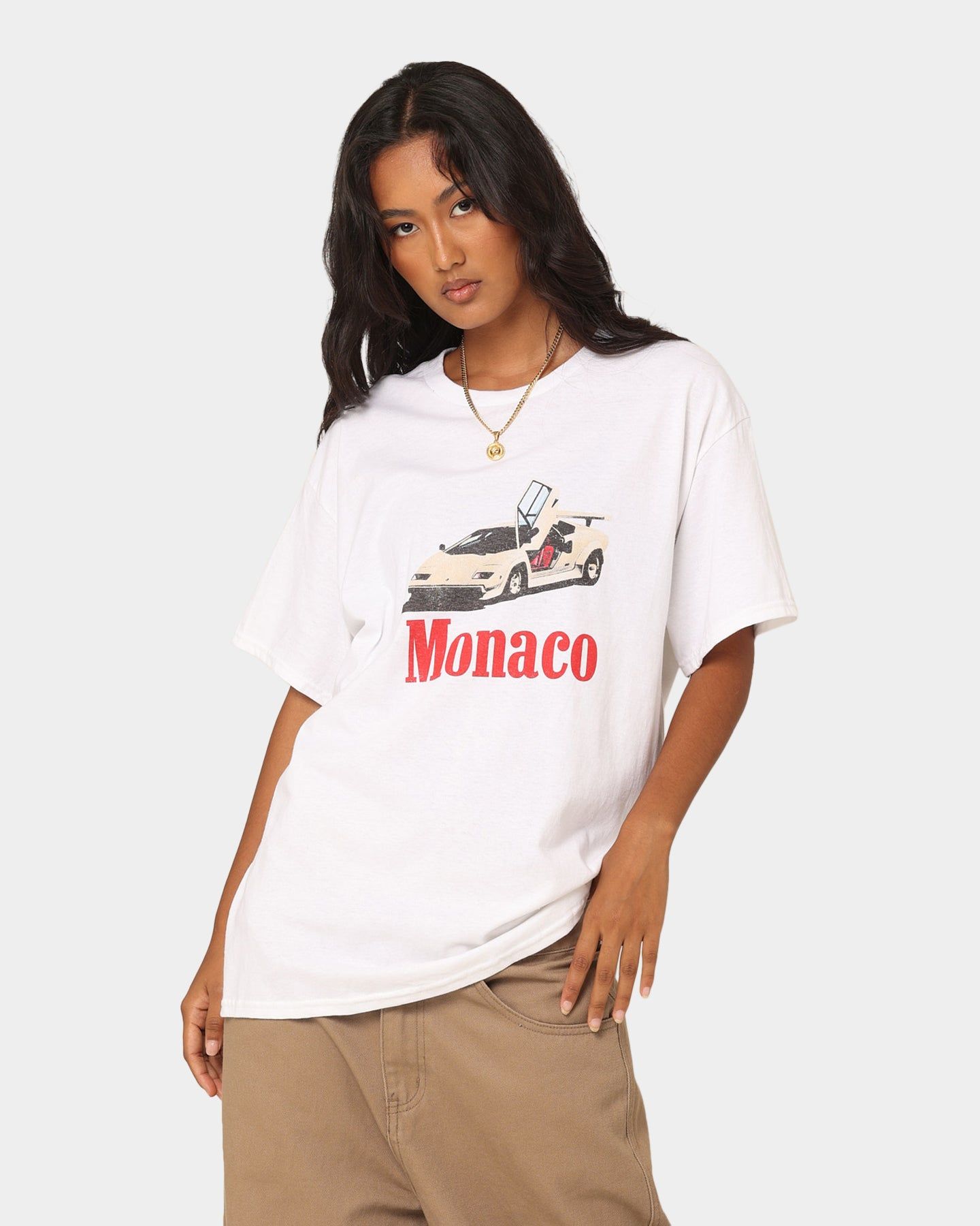 Goat Crew Monaco 1983 T-Shirt White sold by Culture Kings product image thumbnail 2