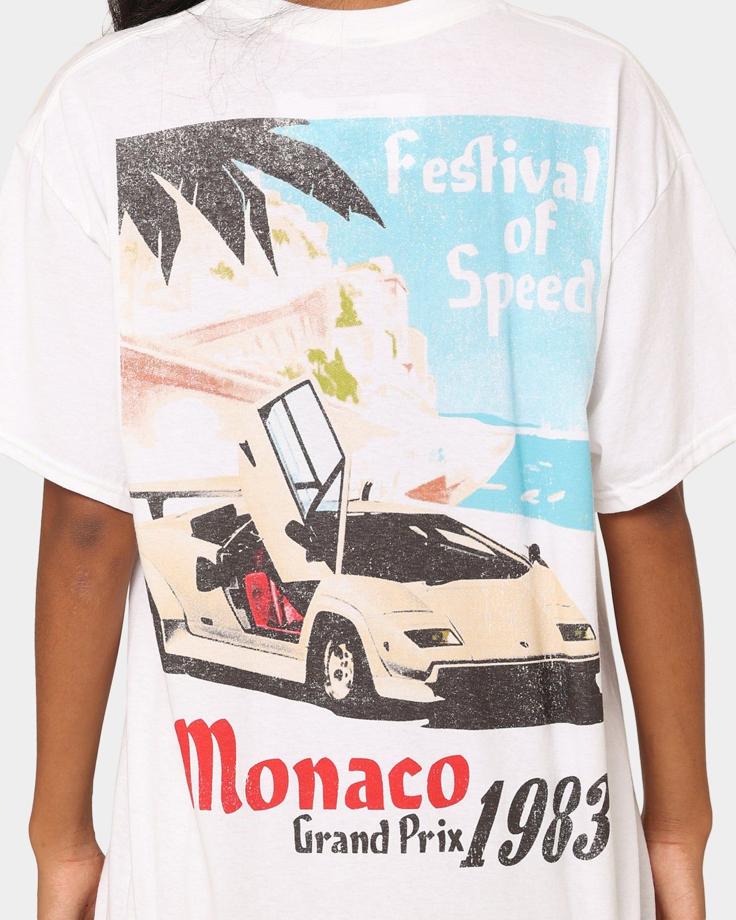 Goat Crew Monaco 1983 T-Shirt White sold by Culture Kings product image thumbnail 5