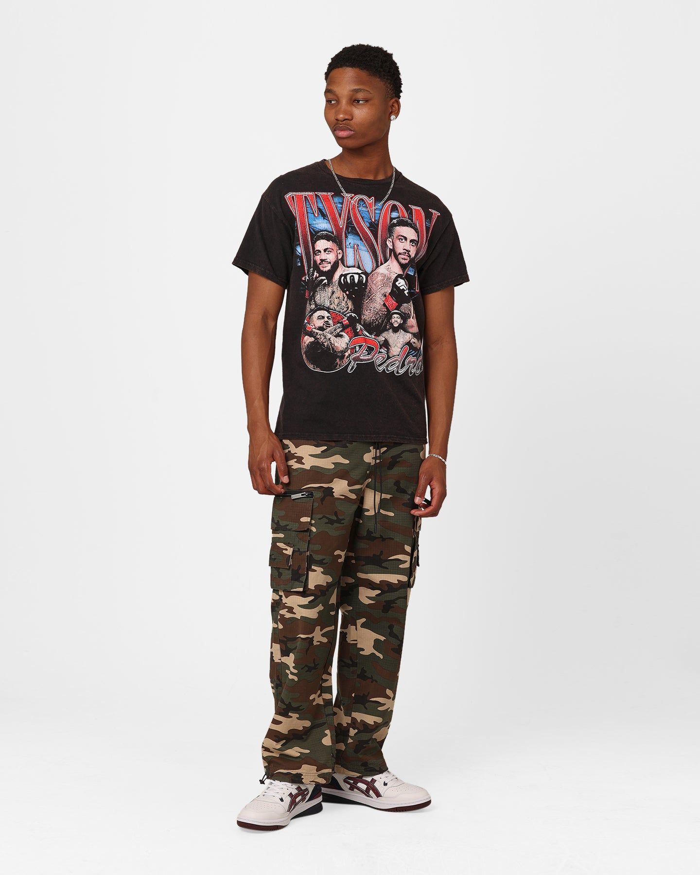 Goat Crew X UFC Tyson Pedro Vintage T-Shirt Black Wash sold by Culture Kings product image thumbnail 3