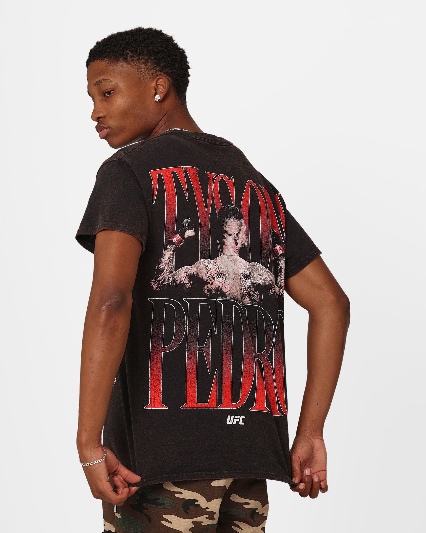 Goat Crew X UFC Tyson Pedro Vintage T-Shirt Black Wash sold by Culture Kings product image thumbnail 2