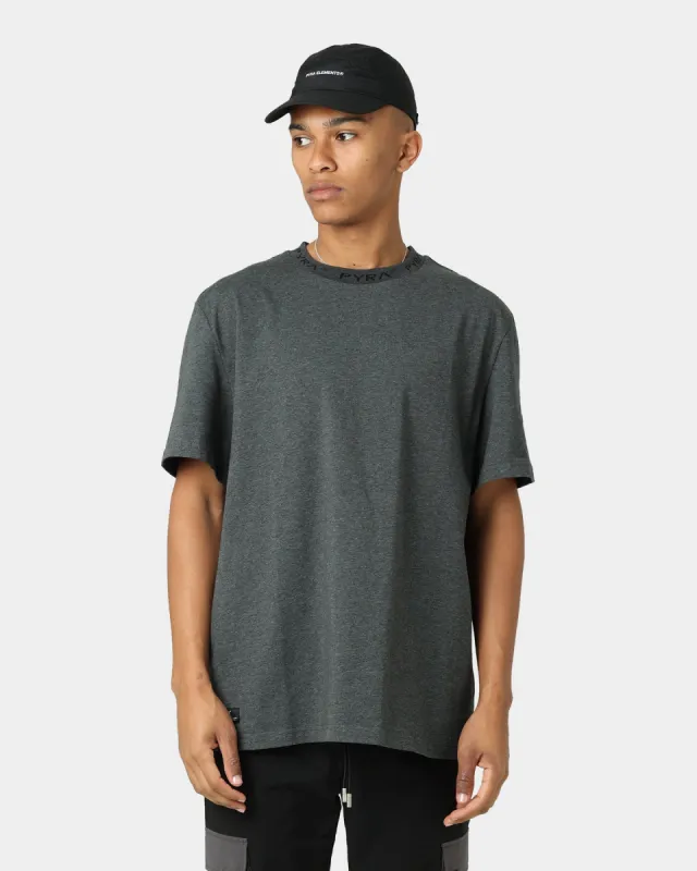PYRA Jacquard Logo T-Shirt Grey Marle sold by Culture Kings