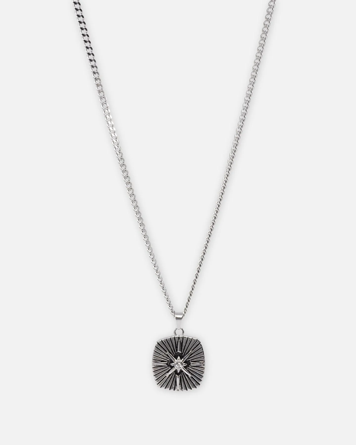 Saint Morta Aged Compass Necklace Stainless Steel sold by Culture Kings product image thumbnail 2