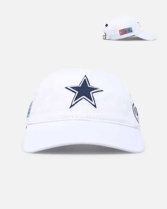 Pro Standard Dallas Cowboys Fast Lane Logo Dad Hat Strapback White sold by Culture Kings